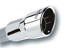 Load image into Gallery viewer, Borla 2.25in Inlet 3.5in Round Rolled Angle Cut Intercooled Outlet x 6.5in Long Embossed Tip 20237