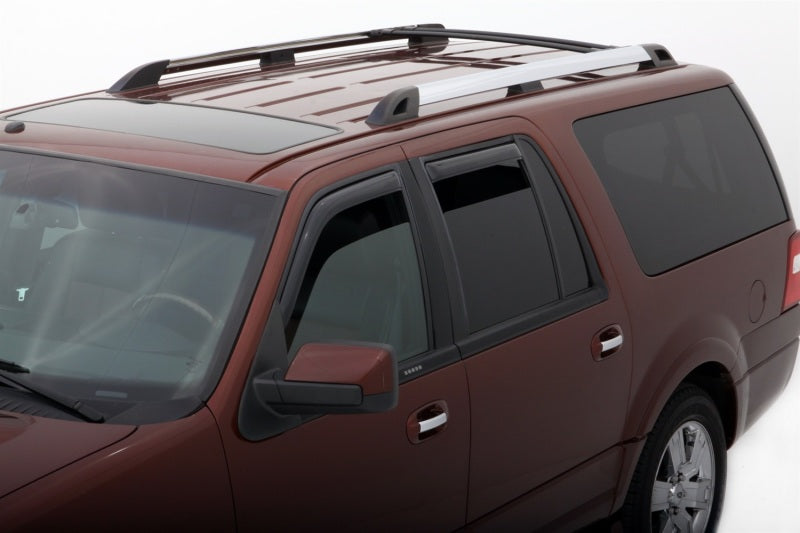 AVS 98-18 Lincoln Navigator Ventvisor In-Channel Front & Rear Window Deflectors 4pc - Smoke - GTR Auto