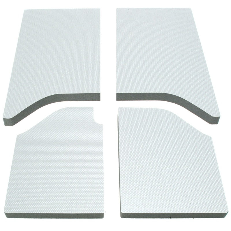 DEI 11-18 Jeep Wrangler JK 2-Door Boom Mat Headliner - 4 Piece - White - GTR Auto