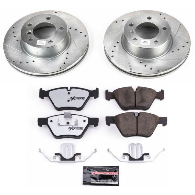 Power Stop 2007 BMW 328i Front Z26 Street Warrior Brake Kit K4590-26