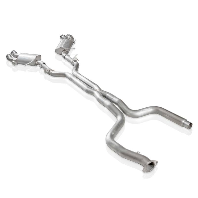 Stainless Works 2016+ Chevy Camaro SS 6.2L 3in Redline Catback w/AFM Valve NPP Valve 4in Quad Tips CA16AVCBR