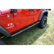Load image into Gallery viewer, Rugged Ridge 3 In Round Tube Steps Black 07-18 Jeep Wrangler Unlimited JK - GTR Auto