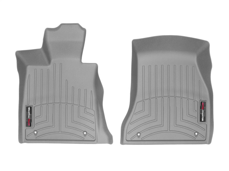 WeatherTech 2016+ BMW 7-Series Front FloorLiner - Grey (Vehicles w/No Rear Executive Lounge Seating) - GTR Auto