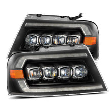 Load image into Gallery viewer, AlphaRex 04-08 Ford F-150 (No 2004 Heritage) NOVA-Series LED Proj HL Alpha-Blk w/Actv Lgt / Seq. Sig - GTR Auto