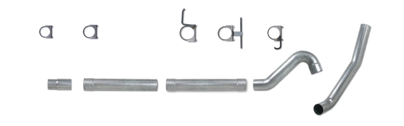 Diamond Eye KIT 4in Catback MFLR RPLCMENT PIPE Single AL: 03-06 FORD 6.0L EXCURSION - GTR Auto