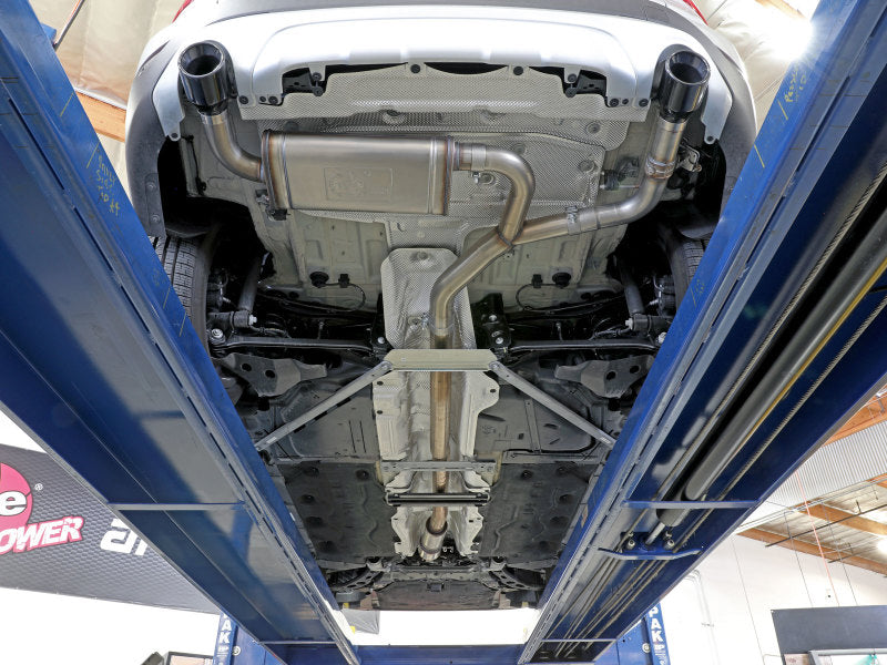 aFe MACHForce XP Exhausts Axle-Back 15-21 BMW X1 2.0L (t) (SS w/Black Tips) - GTR Auto