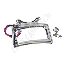 Load image into Gallery viewer, Letric Lighting 09-13 Road King Perfect Plate Light Chrome Curved License Plate Frame