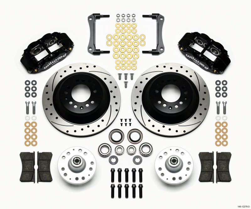 Wilwood Narrow Superlite 6R Front Hub & 1PC Rtr Kit 12.88in Drilled 70-78 Camaro - GTR Auto