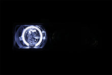 Load image into Gallery viewer, ANZO 1998-2005 Chevrolet S-10 Projector Headlights w/ Halo Black - GTR Auto