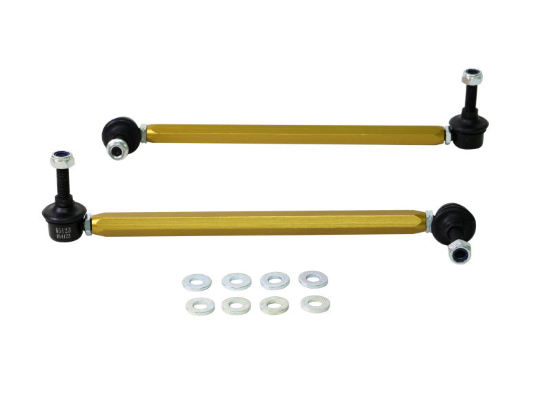Whiteline 06/05+ Ford Focus LS / 05/09+ Mazda 3 BK Front Swaybar Link Kit H/Duty Adj Steel Ball - GTR Auto