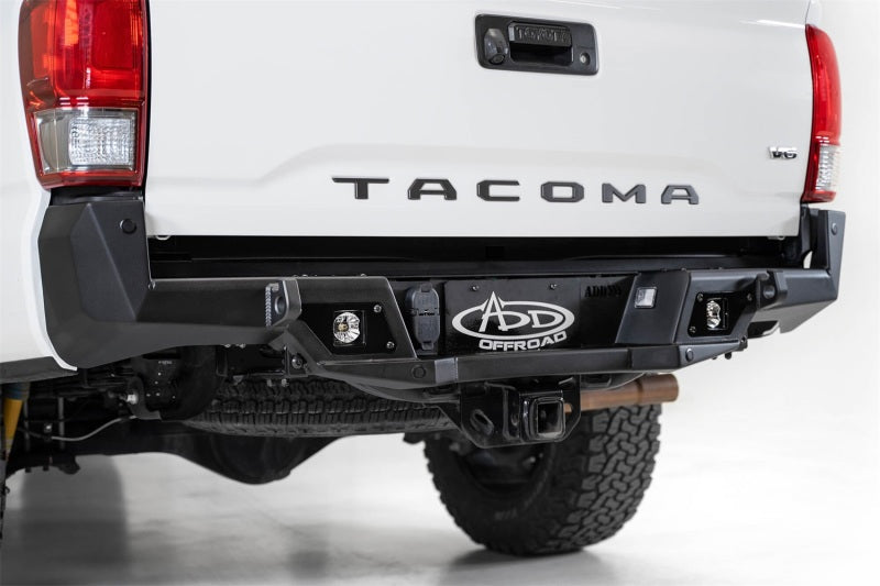 Addictive Desert Designs 16-19 Toyota Tacoma Stealth Fighter Rear Bumper w/ Backup Sensor Cutouts - GTR Auto