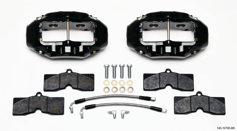 Wilwood D8-4 Rear Caliper Kit Black Corvette C2 / C3 65-82 - GTR Auto