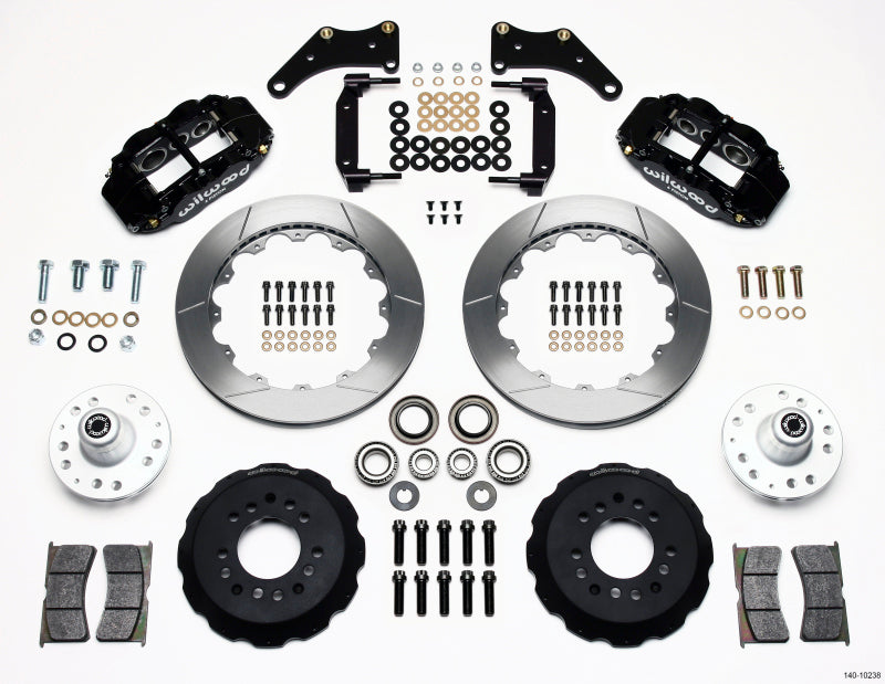 Wilwood Narrow Superlite 6R Front Hub Kit 12.88in Large GM 57-70 Drop Spindle - GTR Auto