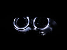 Load image into Gallery viewer, ANZO 2000-2003 BMW 3 Series E46 Projector Headlights w/ Halo Black - GTR Auto