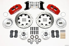 Load image into Gallery viewer, Wilwood Dynapro 6 Front Hub Kit 12.19in Drilled Red 67-69 Camaro (*Line Kit Needed*) - GTR Auto