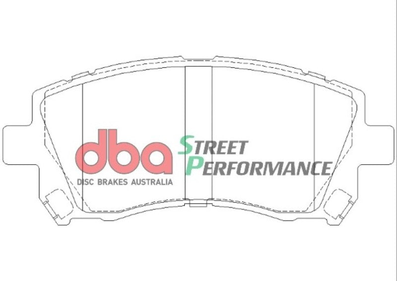 DBA 02-03 Subaru WRX / 98-01 Subaru Impreza SP500 Front Brake Pads - GTR Auto