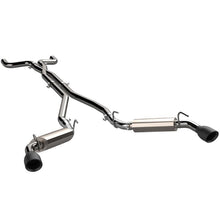 Load image into Gallery viewer, 2014-2015 Chevrolet Camaro SS 6.2L QTP AR3 Cat Back Black Tips
