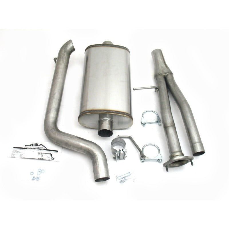 JBA 03-06 Hummer H2 6.0L 409SS Single Rear Exit Cat-Back Exhaust - GTR Auto