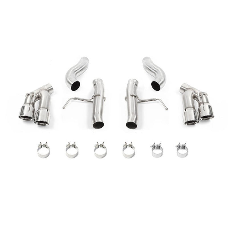 Mishimoto 2016+ Chevrolet Camaro 2.0T Quad-Tip Race Axle-Back Exhaust w/ Polished Tips - GTR Auto