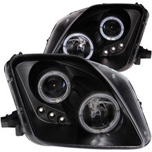 Load image into Gallery viewer, ANZO 1997-2001 Honda Prelude Projector Headlights w/ Halo Black w/ LED - GTR Auto