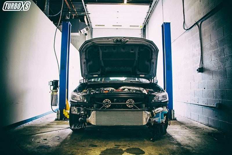 Turbo XS FMIC 2015-2017 Subaru STi - Wrinkle Black Pipes - GTR Auto