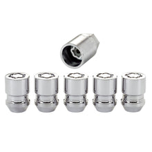 Load image into Gallery viewer, McGard Wheel Lock Nut Set - 5pk. (Cone Seat) M12X1.5 / 13/16 Hex / 1.28in. Length - Chrome - GTR Auto