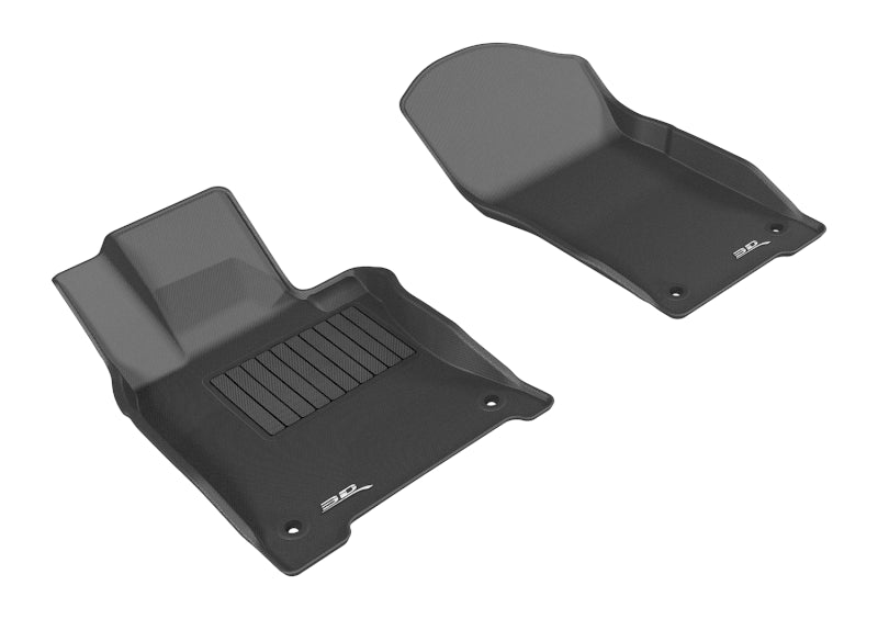 3D MAXpider 2014-2017 Infiniti Q50 Kagu 1st Row Floormat - Black - GTR Auto