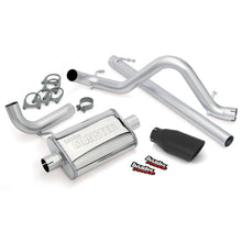 Load image into Gallery viewer, Banks Power 07-11 Jeep 3.8L Wrangler - 2dr Monster Exhaust System - SS Single Exhaust w/ Black Tip - GTR Auto