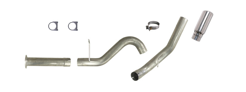 Diamond Eye KIT 4in DPF-BACK Single AL 07.5-10 CHEVY 6 6L 2500/3500 PCKGD BX46X14X14OD EL-PL - GTR Auto