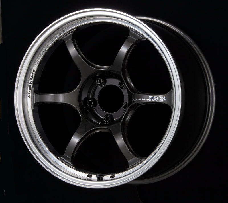 Advan RG-D2 17x8.0 +47 5x100 Machining and Black Gunmetallic Wheel YAT7G47DMBG
