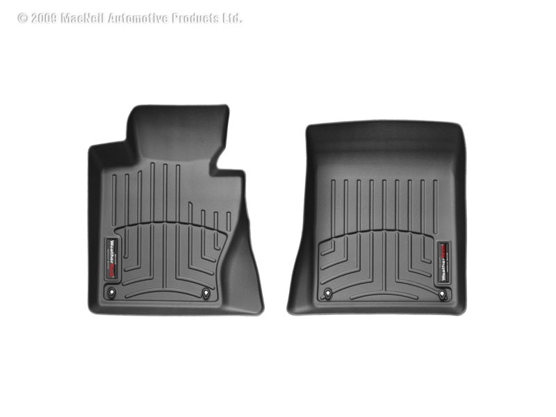 WeatherTech 04+ BMW X3 Front FloorLiner - Black - GTR Auto