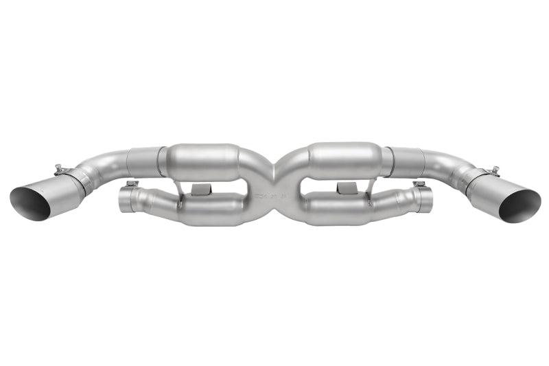 SOUL 10-12 Porsche 997.2 Turbo X-Pipe Exhaust - GT2 Style Sig Satin Tips