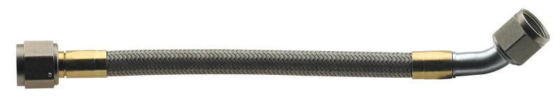 Fragola -6AN Hose Assembly Straight x 45 Degree Steel Nut 60in - GTR Auto