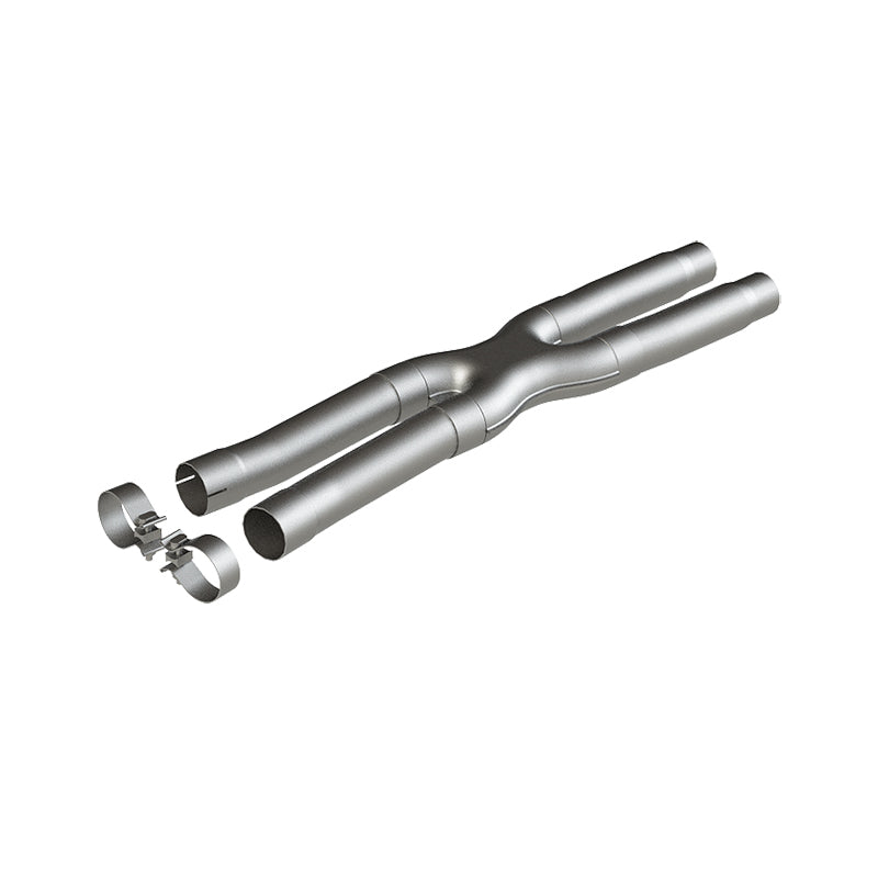 MBRP 15-19 Ford Mustang GT 2.5in Resonator Delete X-Pipe - AL - GTR Auto