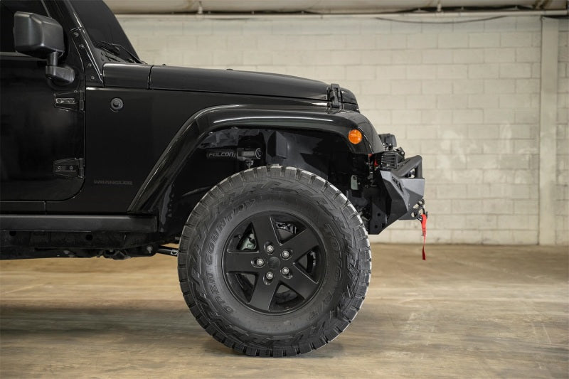 Addictive Desert Designs 07-18 Jeep Wrangler JK Stealth Fighter Front Bumper w/ Winch Mount - GTR Auto