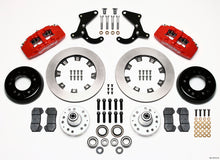 Load image into Gallery viewer, Wilwood Dynapro 6 Front Hub Kit 12.19in Red 55-57 Chevy - GTR Auto