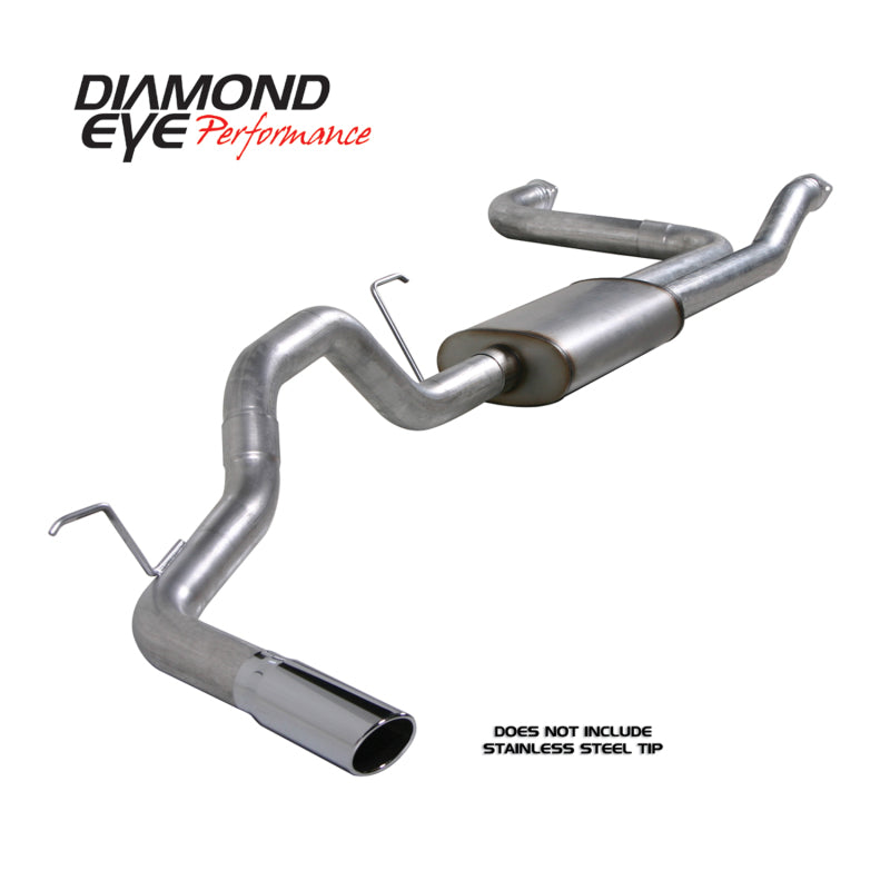 Diamond Eye KIT 3-1/2in Catback Single GAS AL NISSAN TITAN 5.6L 07-10 - GTR Auto
