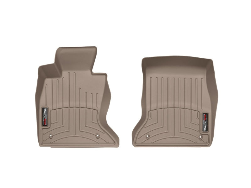 WeatherTech 11+ BMW 5-Series Front FloorLiner - Tan - GTR Auto
