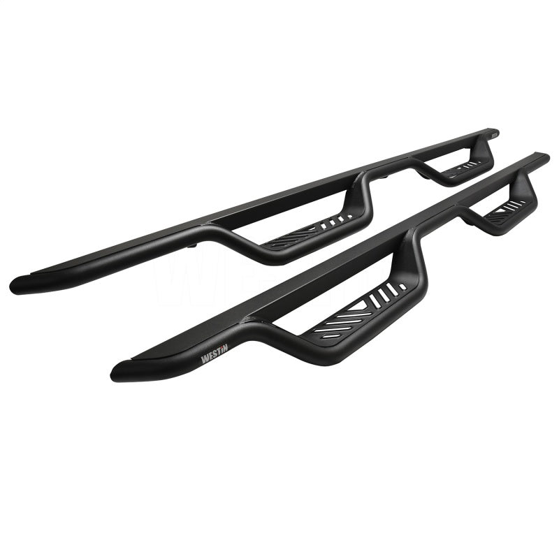Westin 19-22 Ram 1500 Crew Cab (Excl. 19-22 Ram 1500 Classic) Outlaw Nerf Step Bars - Textured Black - GTR Auto