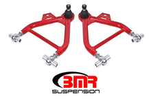 Load image into Gallery viewer, BMR 79-93 Fox Mustang Lower A-Arms (Coilover Only) w/ Adj. Rod End and STD. Ball Joint - Red - GTR Auto