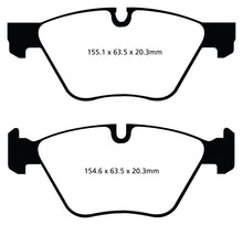 Load image into Gallery viewer, EBC 11+ BMW 528 2.0 Turbo (F10) Greenstuff Front Brake Pads - GTR Auto