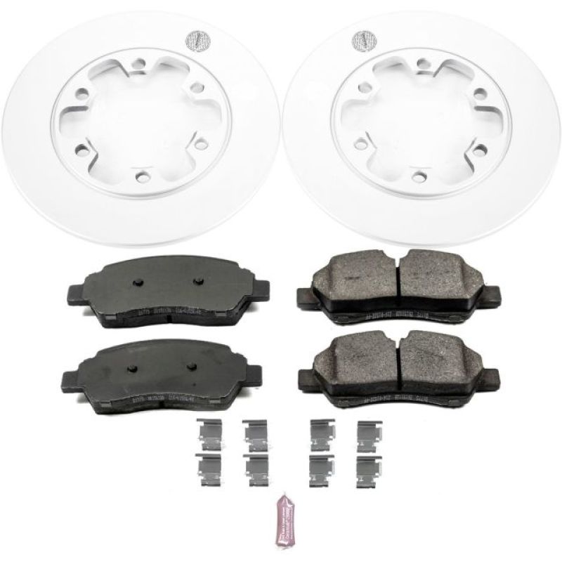 Power Stop 15-18 Ford Transit-350 HD Rear Z17 Evolution Geomet Coated Brake Kit CRK7149