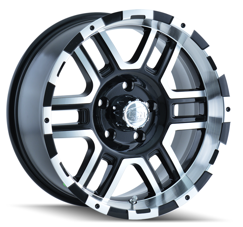 ION Type 179 17x8 / 6x127 BP / 10mm Offset / 78.3mm Hub Black/Machined Wheel - GTR Auto
