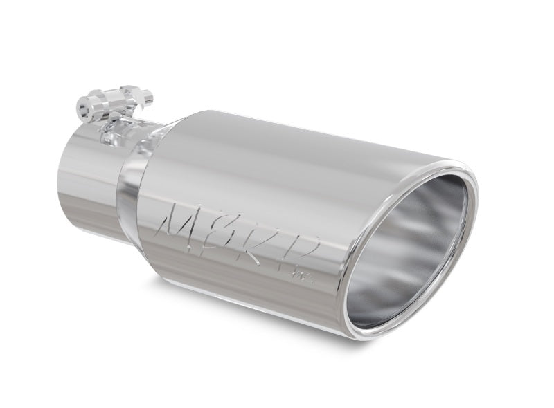 MBRP Universal Tip 4in OD 2.75in Inlet 10in Length Angled Rolled End T304 - GTR Auto