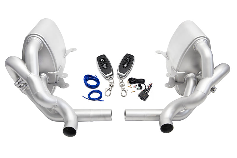 SOUL 05-08 Porsche 997.1 Carrera Valved Exhaust (non-PSE) - Reuse Factory Tips