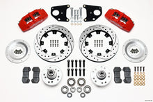 Load image into Gallery viewer, Wilwood Dynapro 6 Front Hub Kit 12.19in Drilled Red 62-72 CDP B &amp; E Body-Drum - GTR Auto
