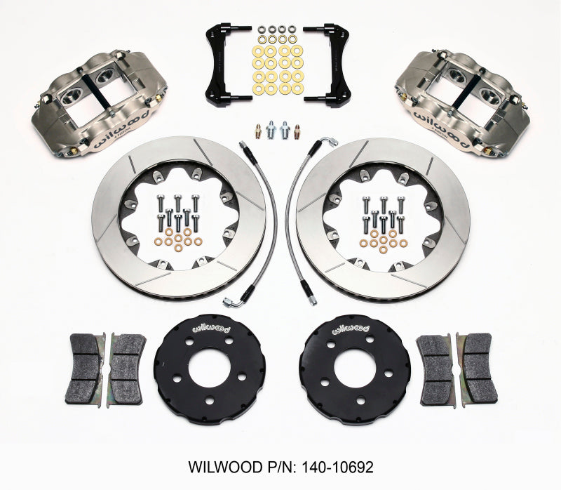 Wilwood Forged Superlite 4R ST BB Front Kit Road Race 94-04 Mustang - GTR Auto