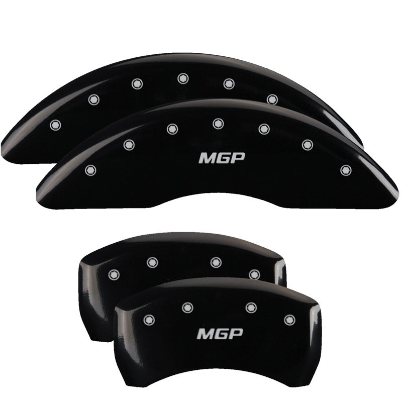 MGP 4 Caliper Covers Engraved Front & Rear MGP Black Finish Silver Characters 2018 BMW 530i - GTR Auto