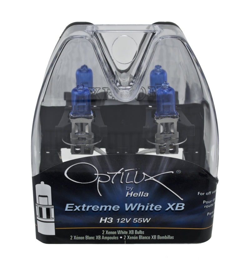 Hella H3 12V 55W Xen White XB Bulb (Pair) - GTR Auto