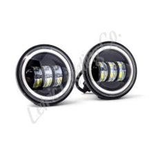 Load image into Gallery viewer, Letric Lighting 4.5in Passing Lamps W/Halo Black